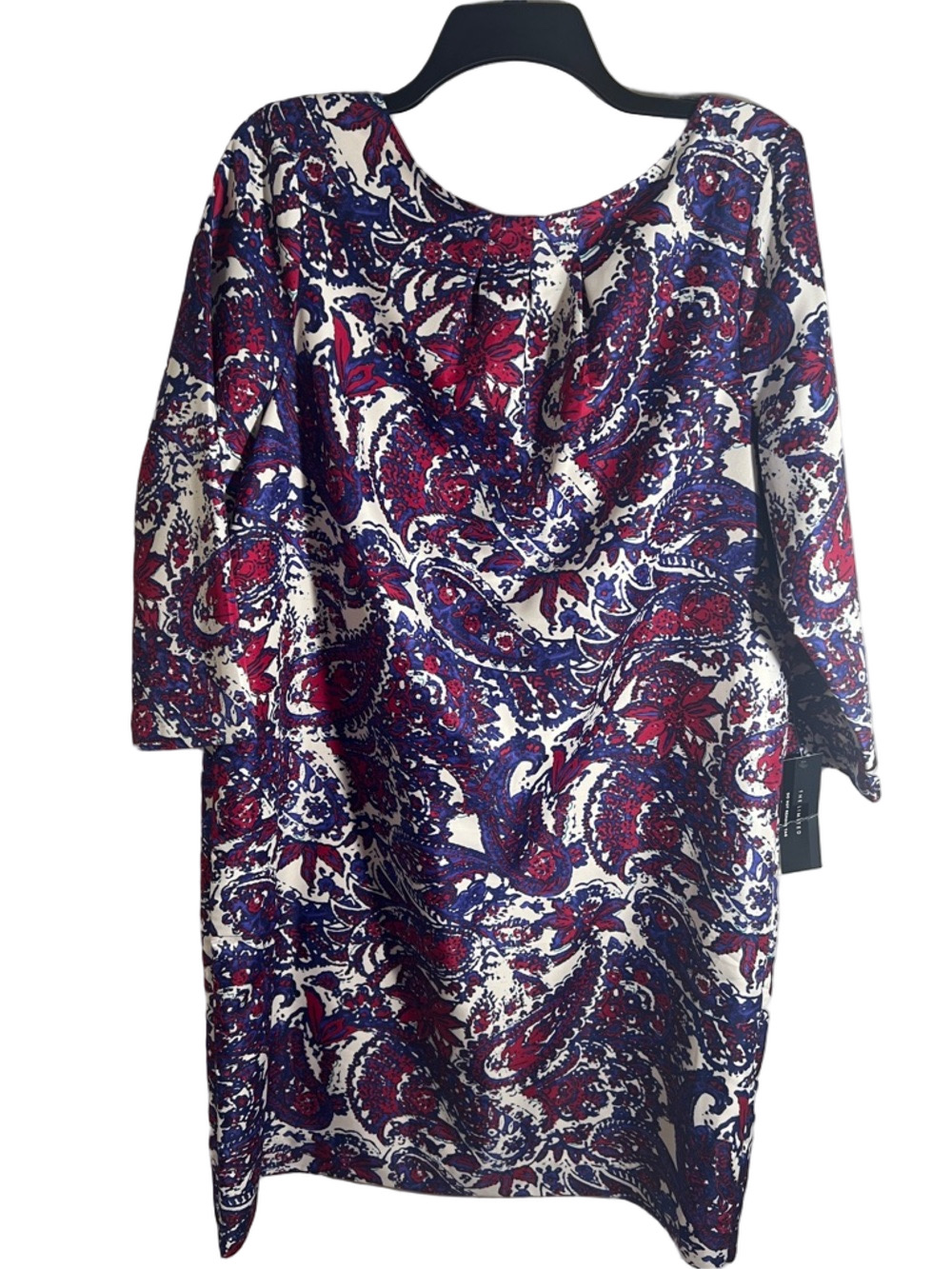 The Limited Pink & Purple
Paisley 3/4 Sleeve Shift Dress
Women's Sz XL Tall New